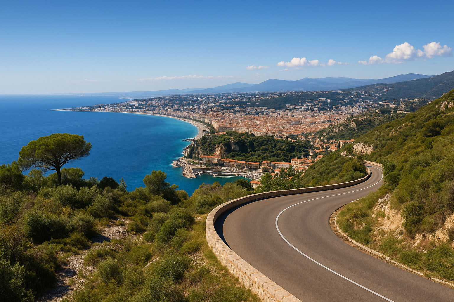 Escapade entreprise en voiture de collection sur la Côte d'Azur